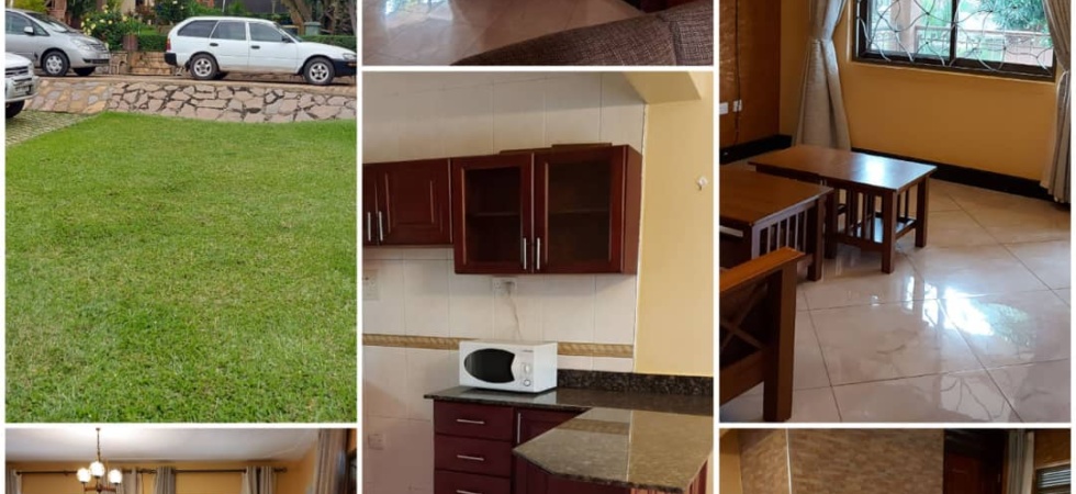 Furnished Three Bedroom House For Rent, Muyenga